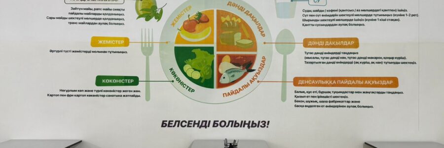 Мектеп дәліздері мен асханасы «Адал азамат» бағыты бойынша тәрбие мен тазалыққа үндейтін көрнекі билбордтармен безендіріліп, оқушыларға оң ықпал ететін орта қалыптастырылды.